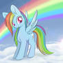 Regular Pony Drawing #4 - Rainbow Dash
