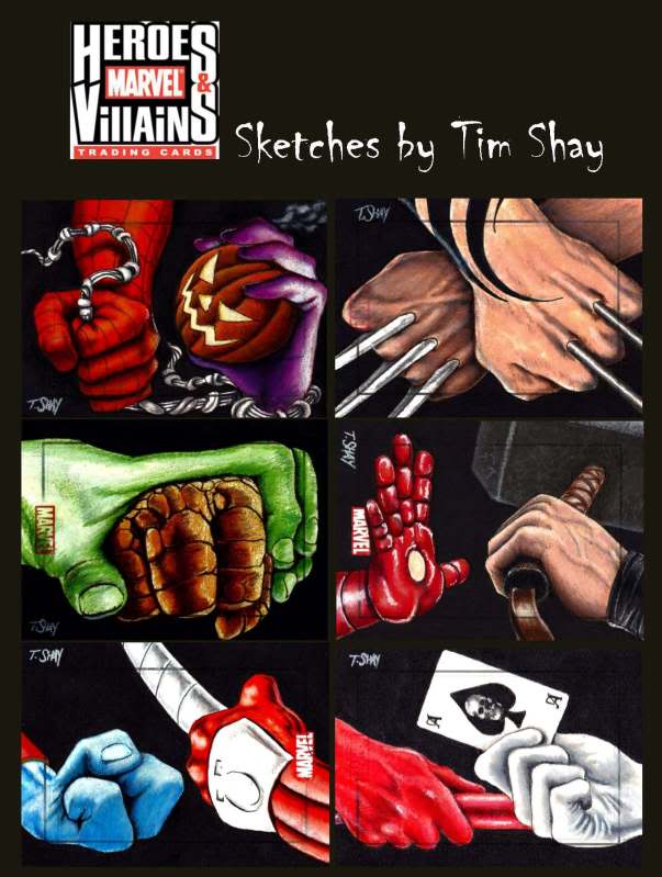 Shay Marvel Hands Only sketch