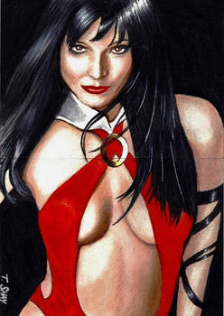 Vampirella Sketch Card 5