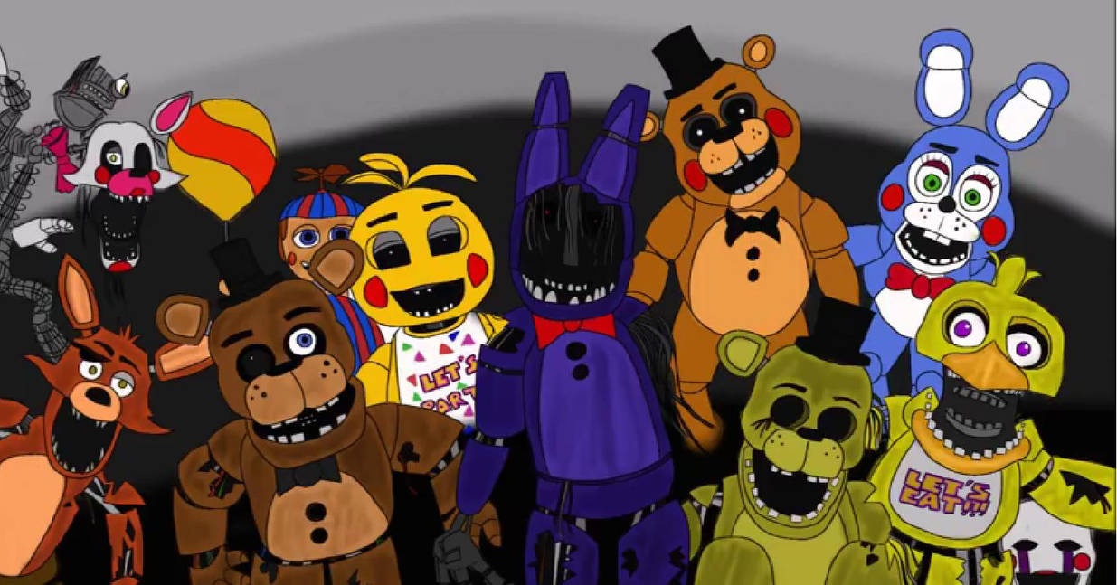 All Animatronics FNAF2 By Connorsoneg On DeviantArt all-animatronics-fnaf2-by-connorsoneg-on-deviantart