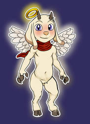 Goatjesus Chibi Sticker