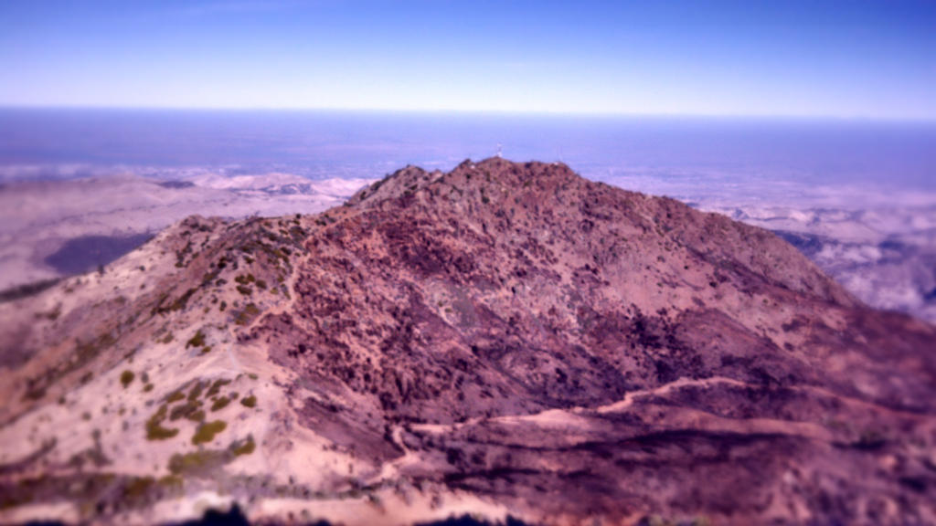 Super 8 Film - Diablo Mountain Range Summit (HDR)