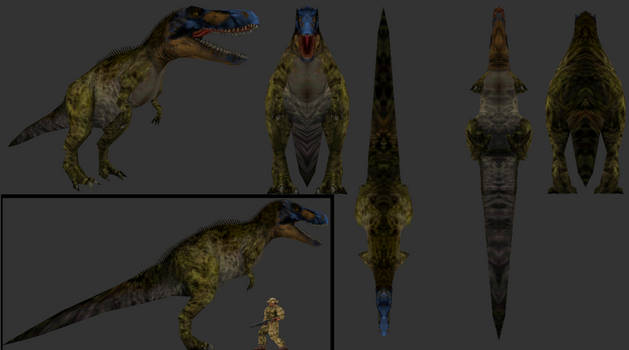 'Beast of the Everglades' Torvosaurus skin