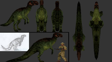 Carnivores Fallen Kings: Camptosaurus remodel