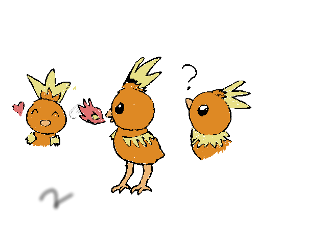 Torchic Back Torchic by lightchicken on DeviantArt