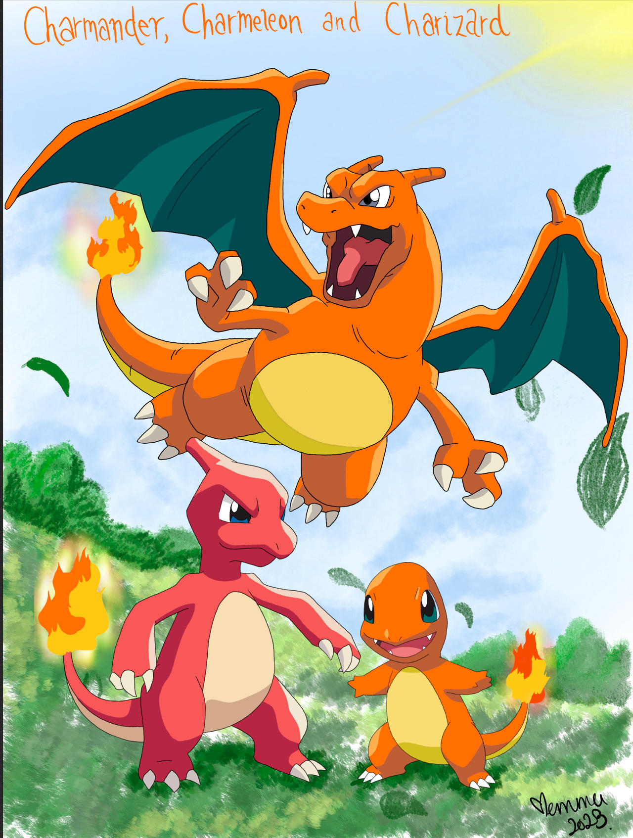 Charmander Evolution By YumiOkami On DeviantArt charmander-evolution-by-yumiokami-on-deviantart