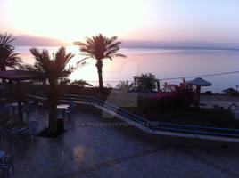 The dead Sea At sunset