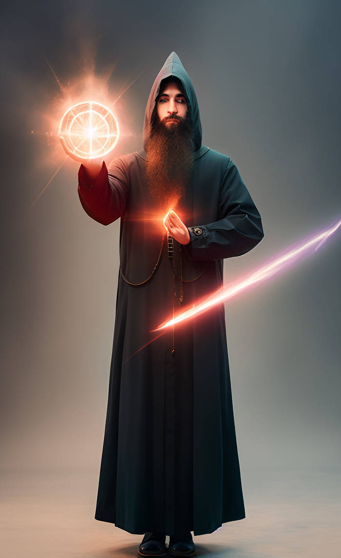 Human Wizard Conjuring Mana by musumek on DeviantArt