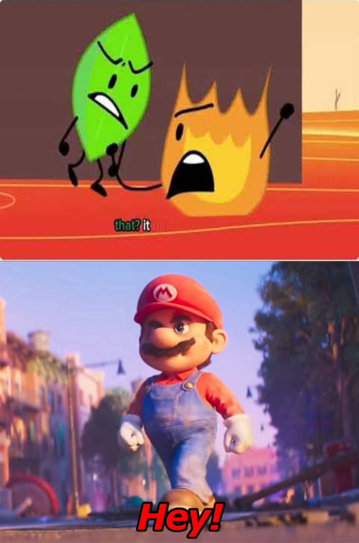 Firey Notes Mario Mario Breaks Up Firey and Leafy's Argument by J1m5m1th1997 on DeviantArt