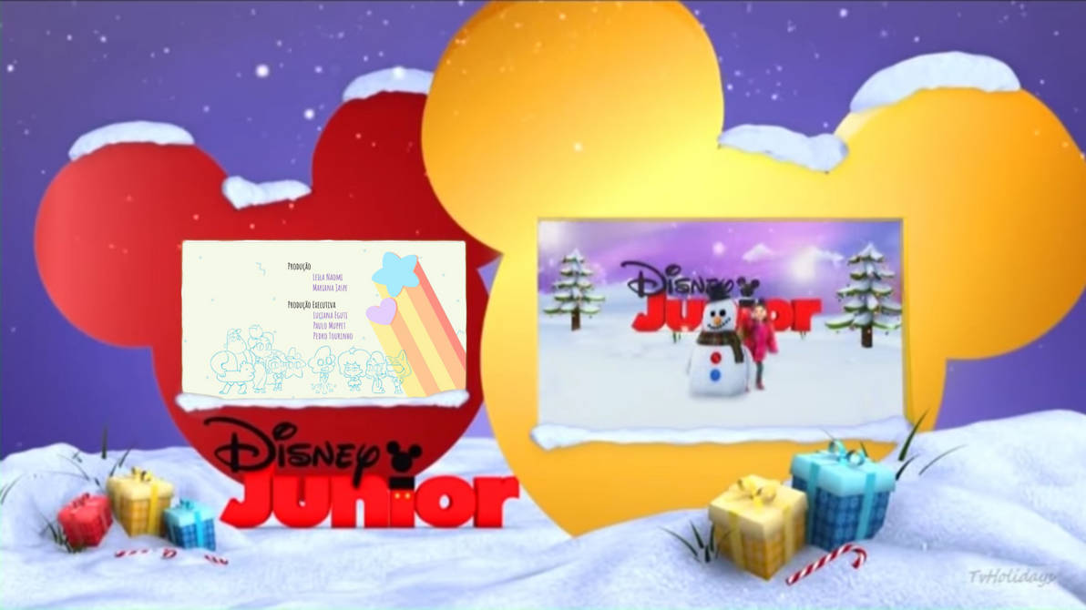 Disney Junior IT Christmas Split Credits Test 1 by WayneMarcelo2009