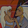 Kida and her mother (Queen of Atlantis)