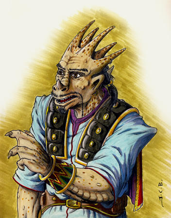 Barash Character concept art by baezcreativearts on DeviantArt