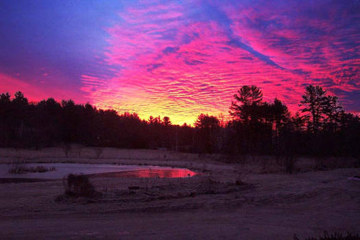 solstice sunrise in vermont