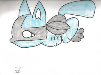 Riolu drawing :3