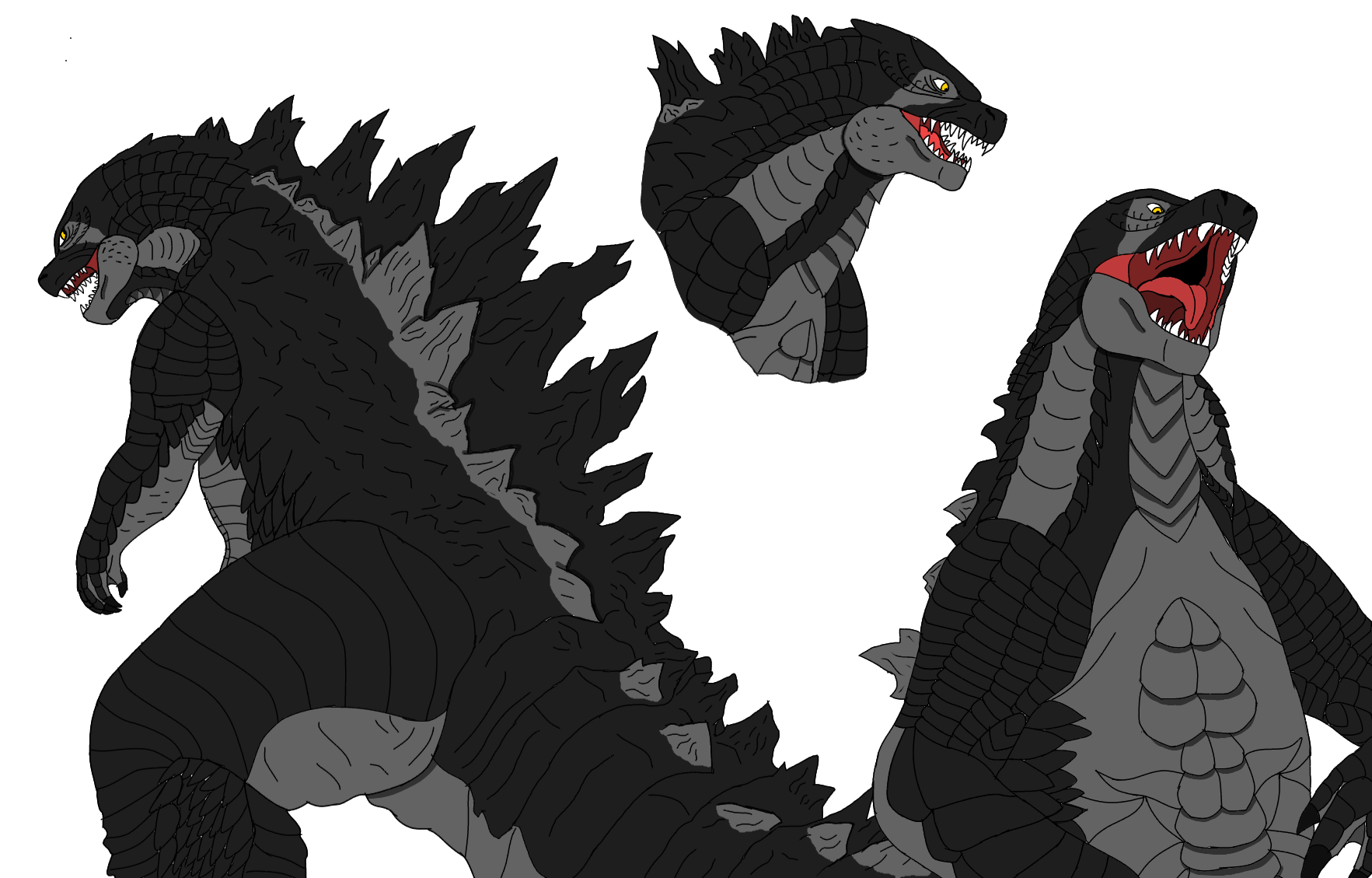 Moyo's kaiju form redesign