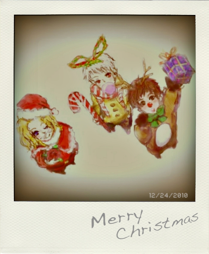 APH - bad touch Xmas polaroid