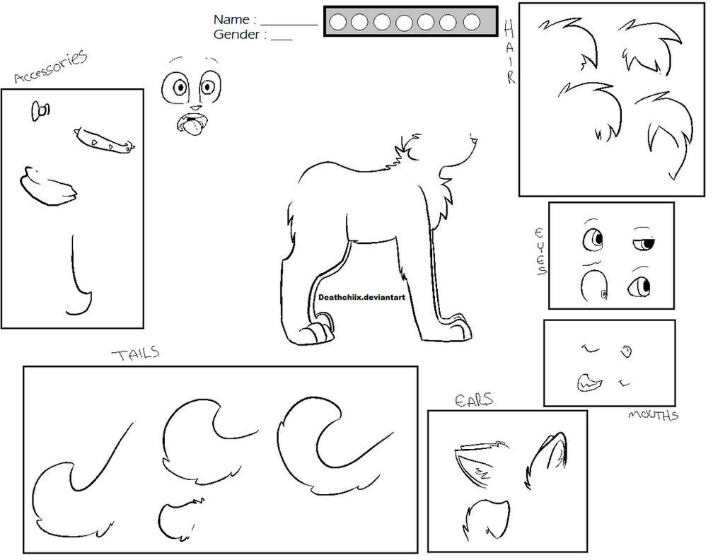 Reference Sheet BASE by Chiiboo on DeviantArt