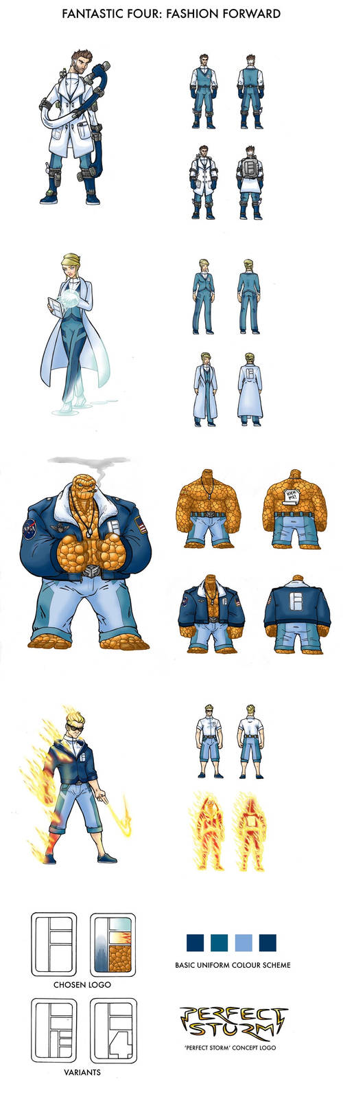 Fantastic Four: Fashion Forward by WhereIDrawTheLine