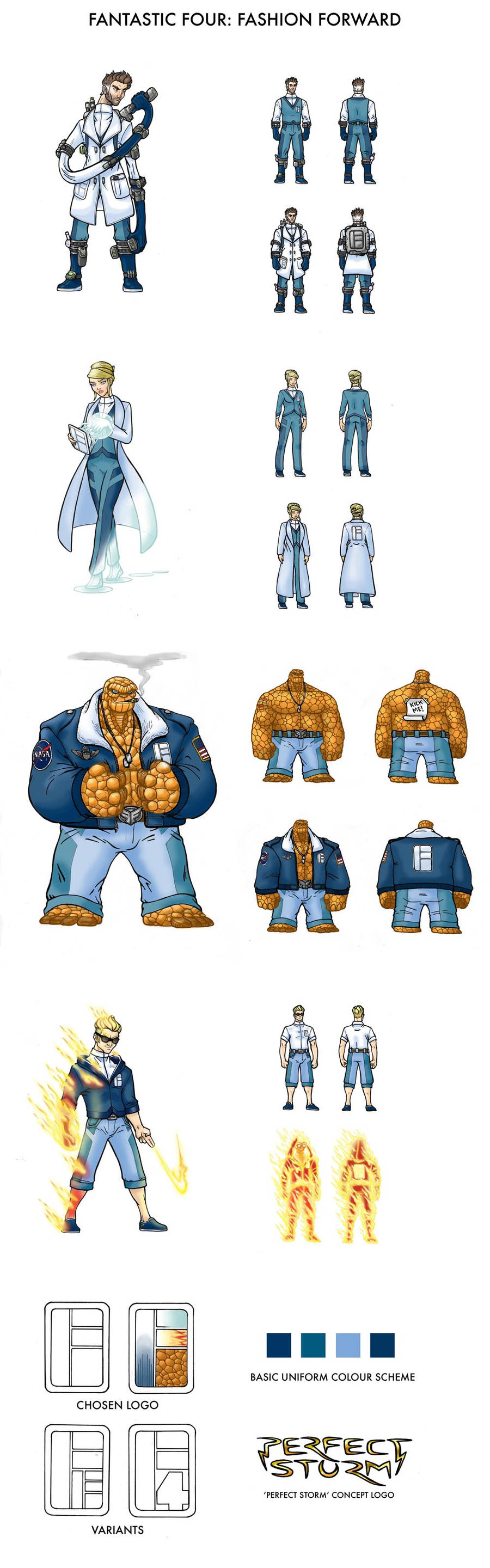 Fantastic Four: Fashion Forward by WhereIDrawTheLine