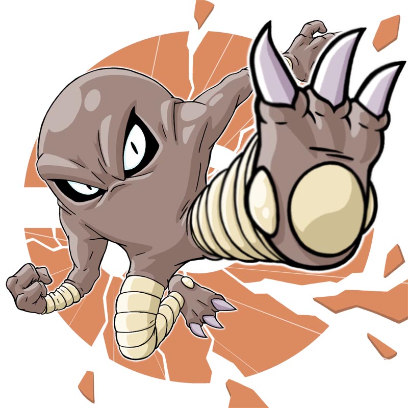 #106 Hitmonlee by WhereIDrawTheLine on DeviantArt