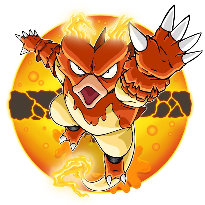 #126 Magmar by WhereIDrawTheLine on DeviantArt