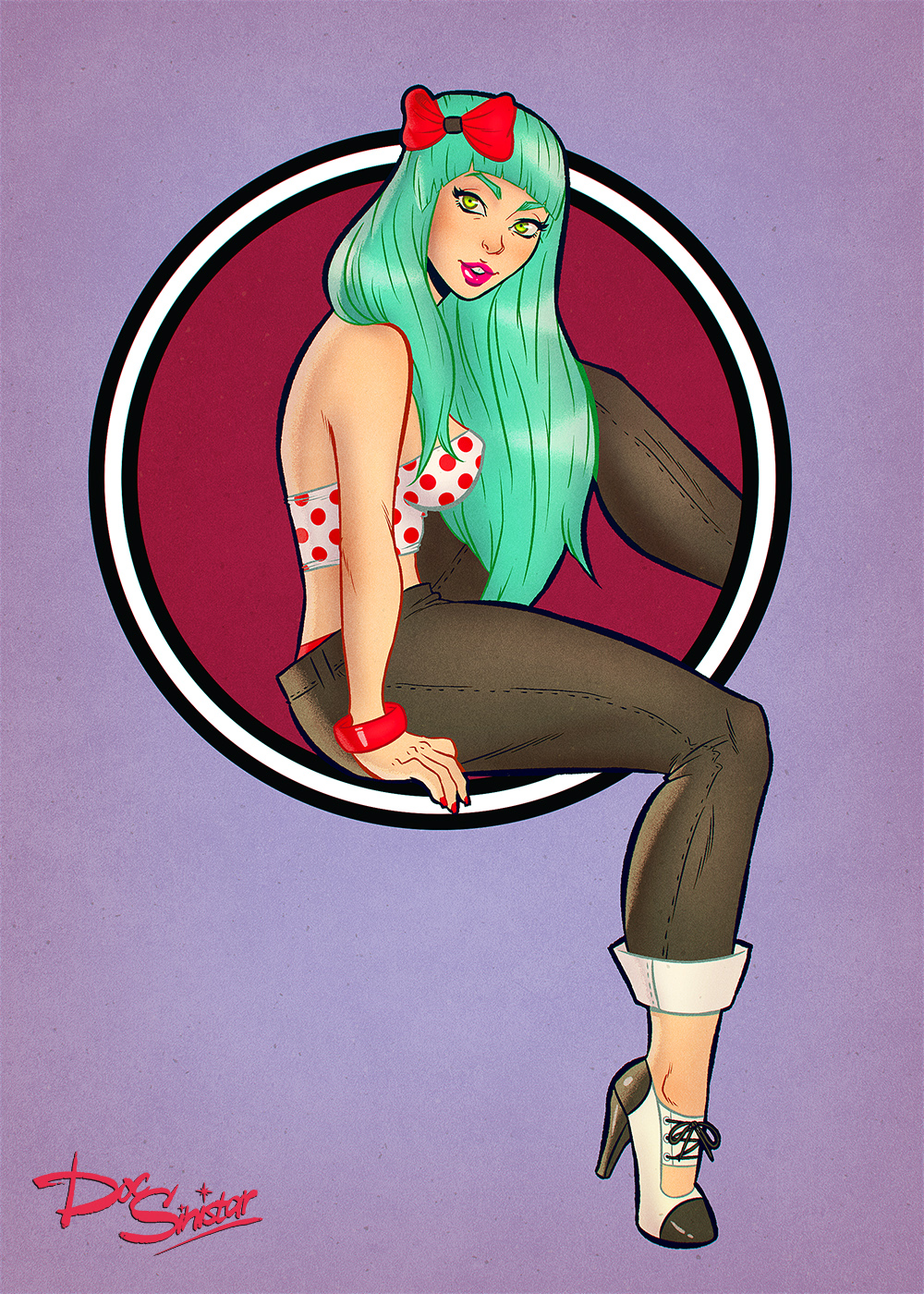 Pinup Aquamarine