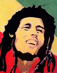 Bob Marley Pop Art Drawing