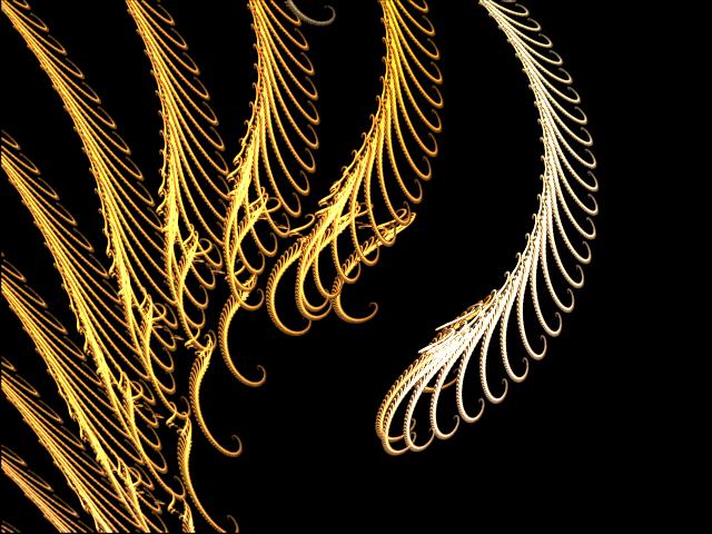 feathers of gold