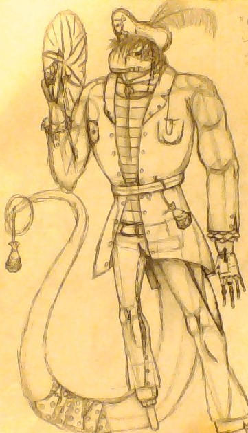 Pirate Captain Lizard by Rygus on DeviantArt