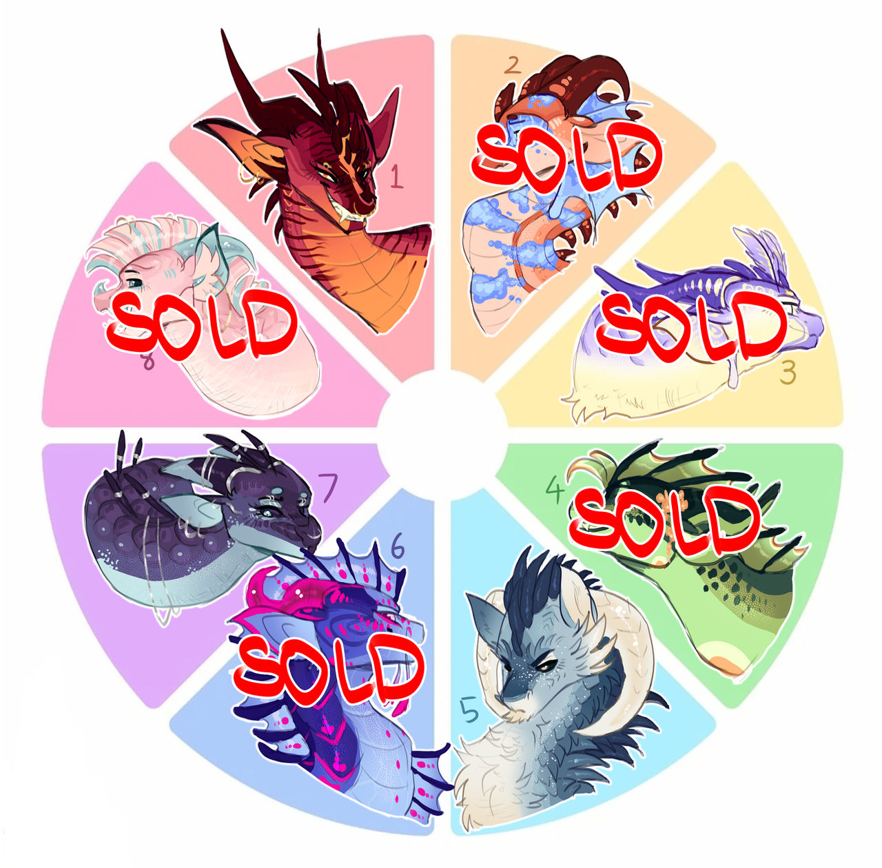 Deviantart Sun Wheel Colour Wheel Adopts! - CLOSED by Sunrizesketches on DeviantArt