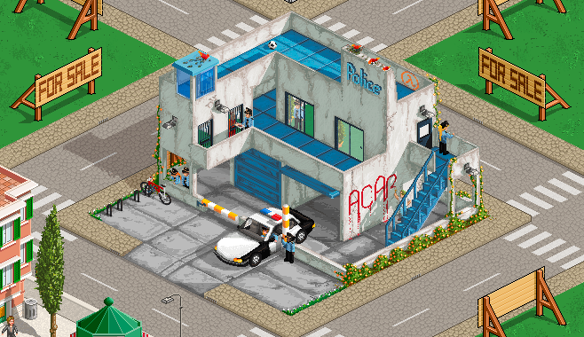 Police station for Pixeldam