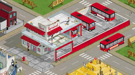 Bus Terminal for Pixeldam