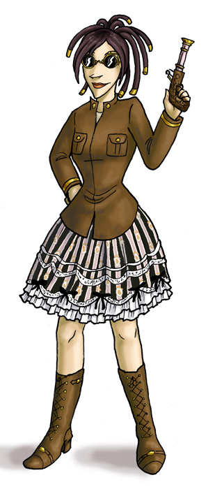 steampunk girl