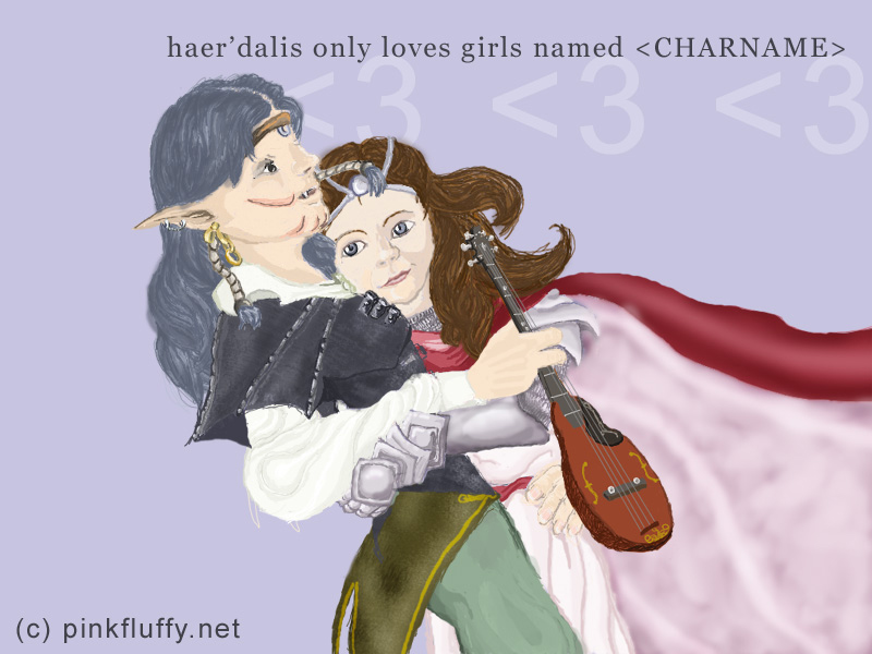 Only Girls Named CHARNAME