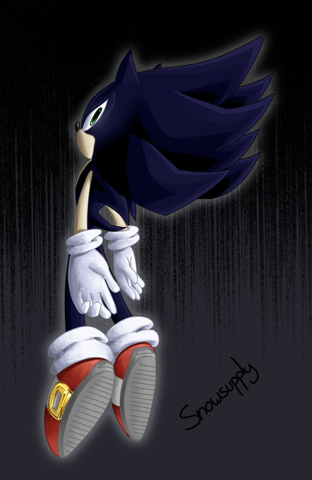 Dark Sonic by splushmaster12 on DeviantArt