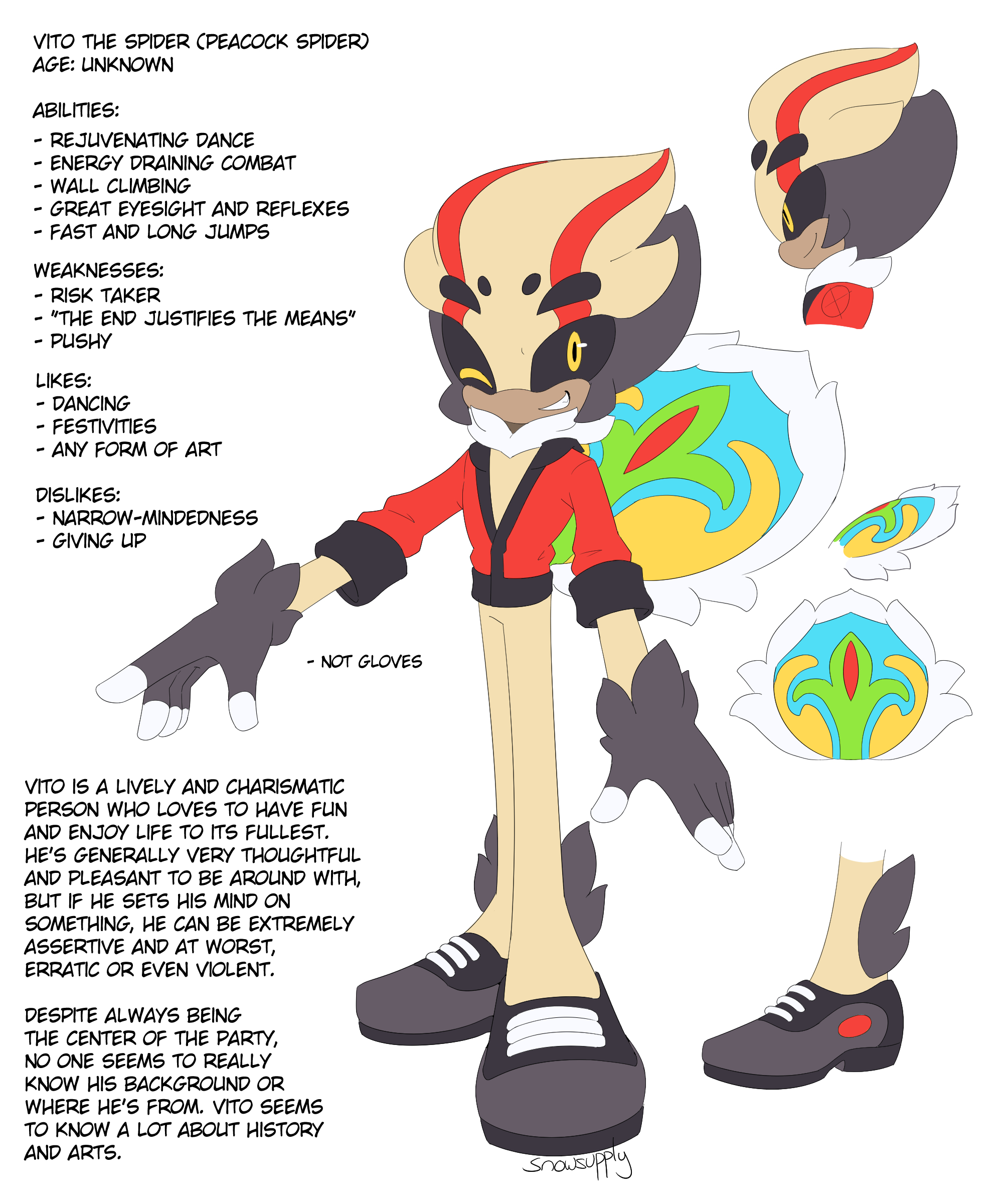 Vito the spider by Snowsupply on DeviantArt