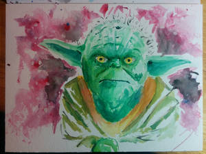 [Watercolor Practice] Yoda