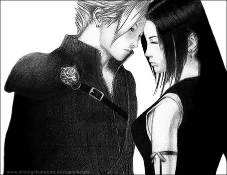 Cloud x Tifa Drawing