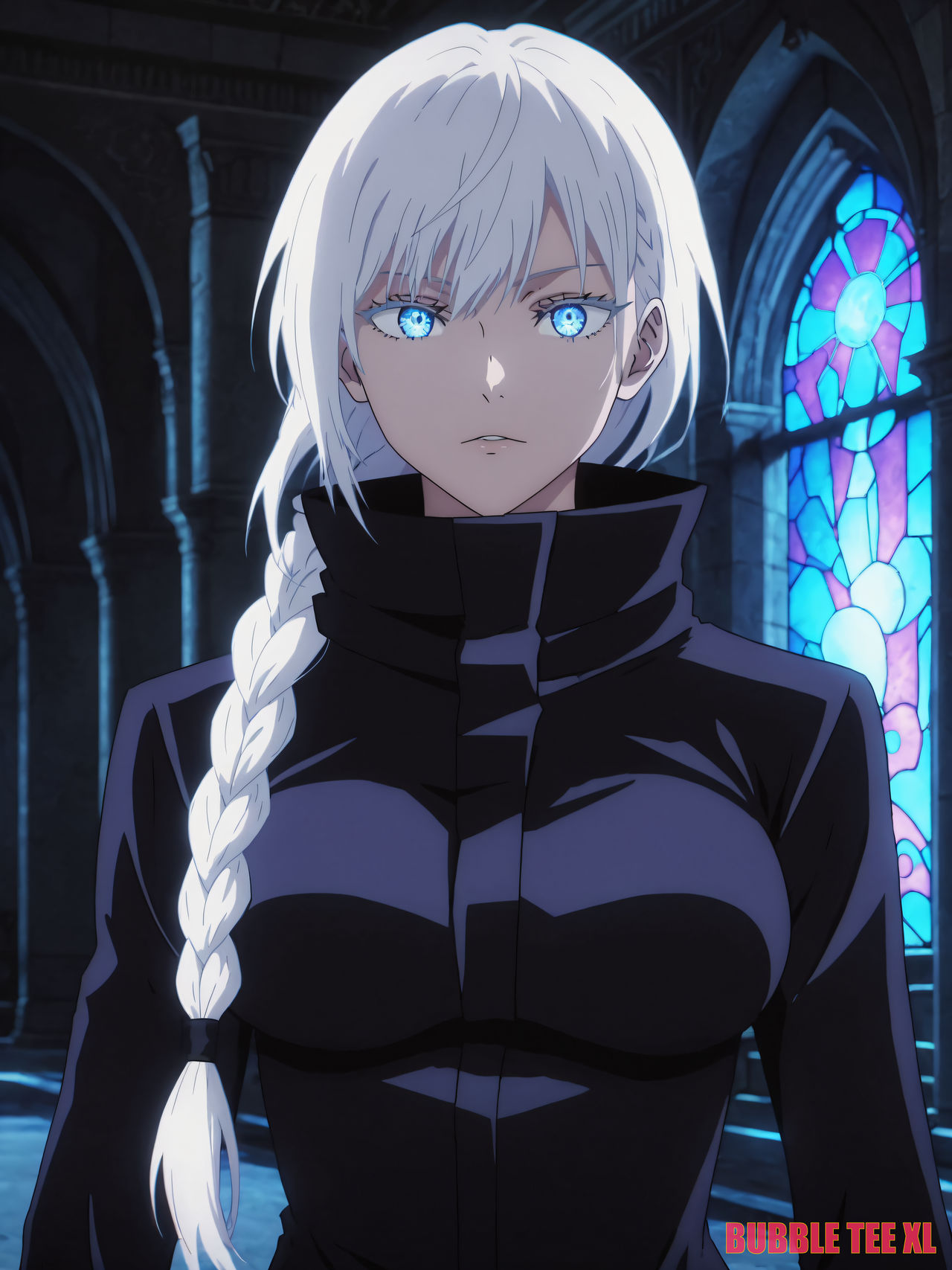 If Gojo was a female by BubbleTeeXL on DeviantArt