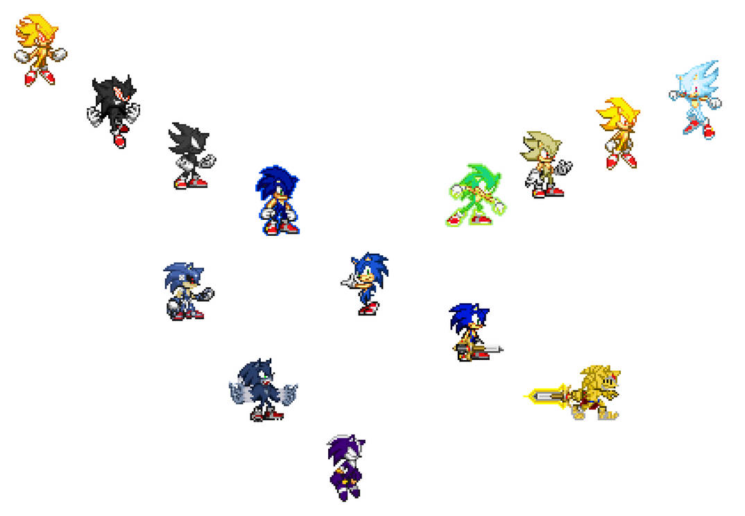 Sonic Forms List By CarioPaint On DeviantArt