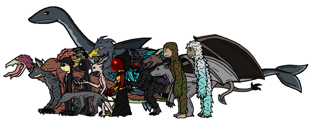 Reimagined Cryptids by CarioPaint on DeviantArt