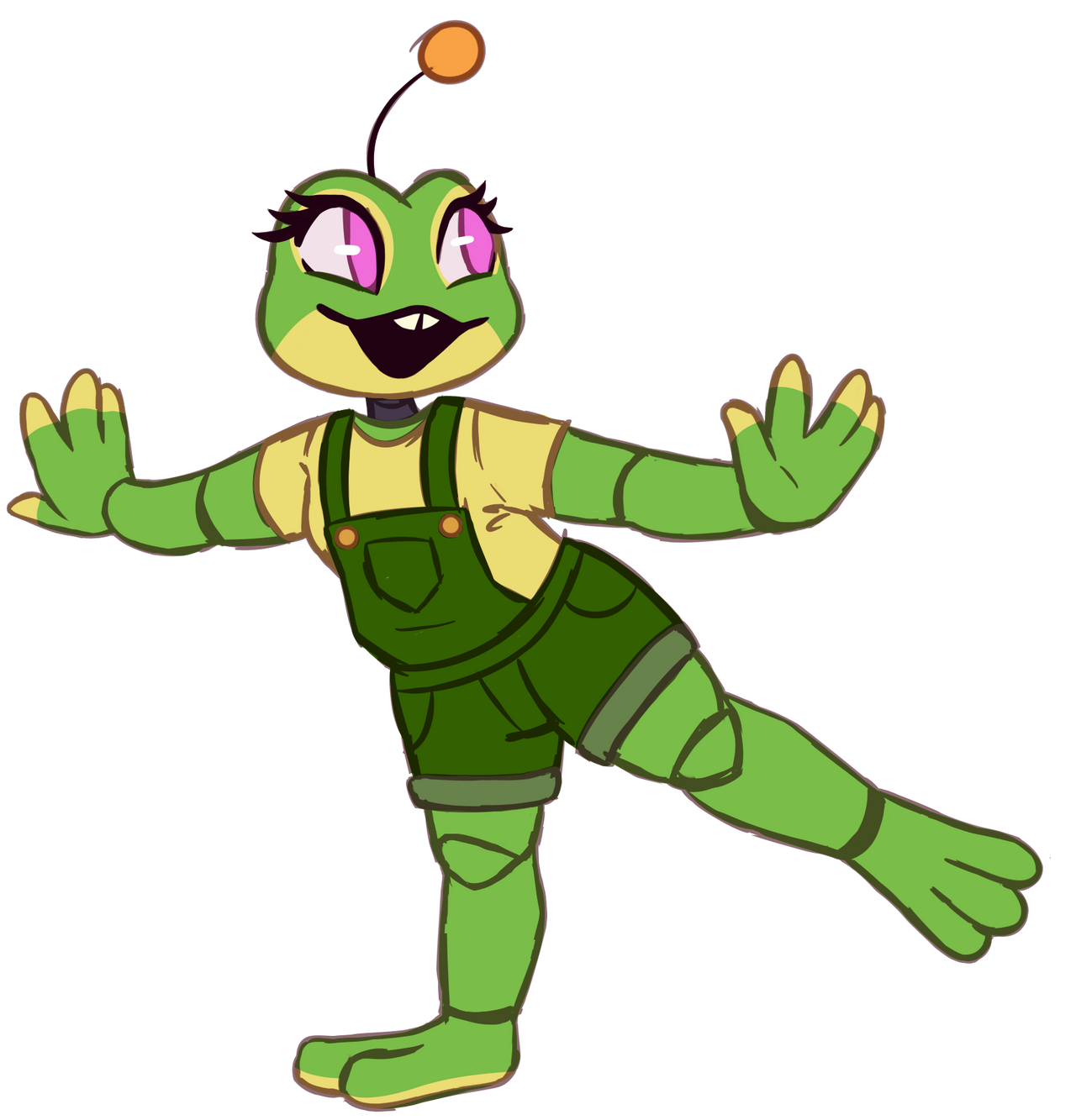 Happy Frog by MarbleFlowers on DeviantArt