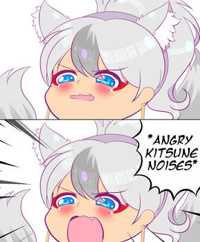 (YCH) Angry kitsune noises