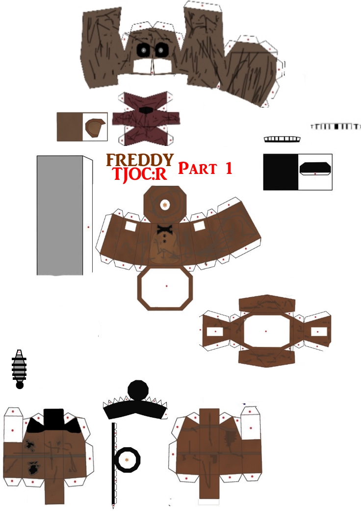 Freddy Chibi Papercraft(No Hat) by Papercraft4You on DeviantArt