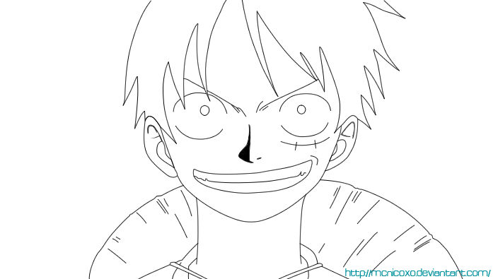 Luffy Drawing/Desenho by Lucas01br on DeviantArt