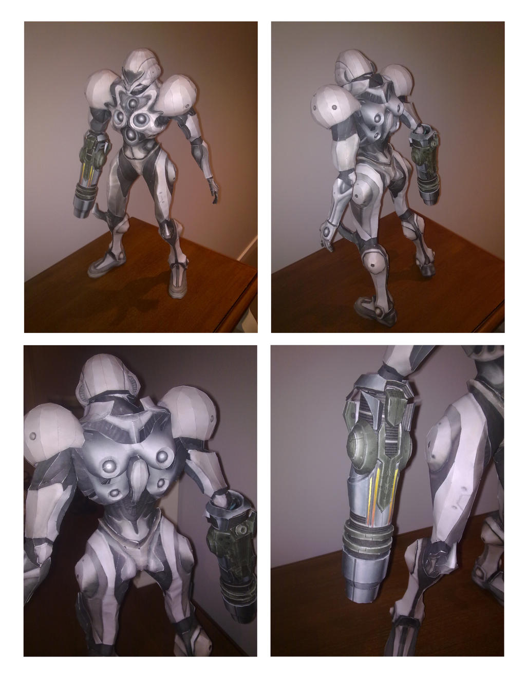 Samus Papercraft Samus: Metroid Prime 2 Lightsuit Papercraft by bratchny on DeviantArt