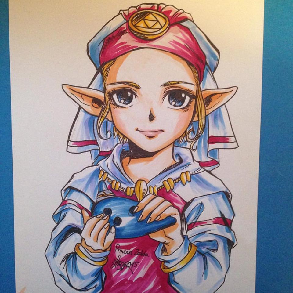 ArtStation - Young Princess Zelda: Fanart from Ocarina of Time