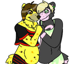 Kyuuky and Resst chubby hugs