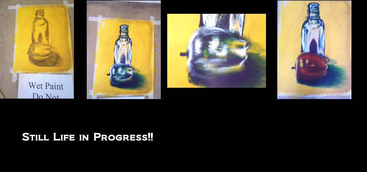 The Process of a new upcoming painting!! :D