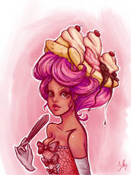 Draw This in Your Style - Banana Split Lady